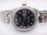 Replica Rolex Datejust Pearlmaster 36mm Diamond Bezel Watch